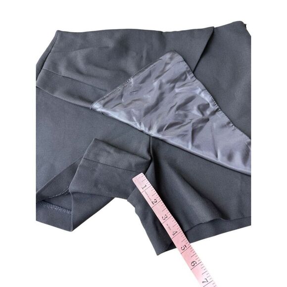 ZARA Basic Collection Black Asymmetrical Skort Size M - Picture 6 of 9